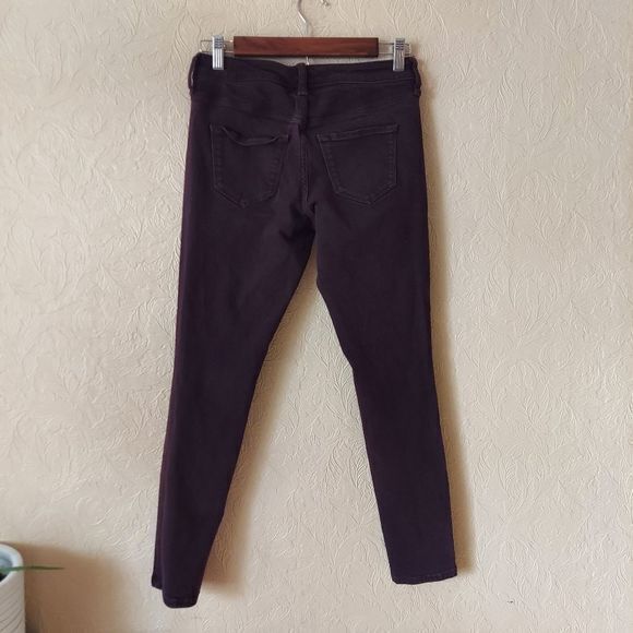 Universal Thread Mis Rise Skinny Jeans Purple Sz 0 / 25 - Picture 2 of 10